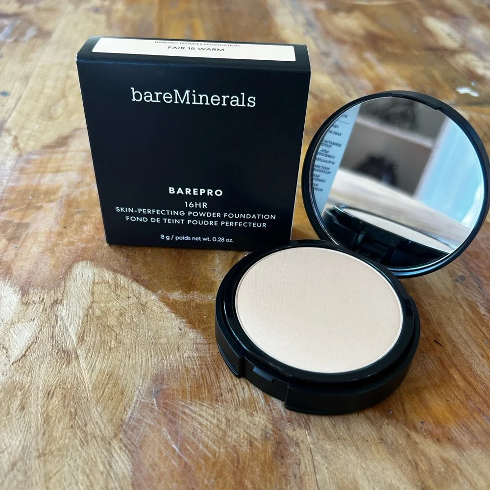 Bareminerals 16 Hour Skin Perfecting Powder Foundation Fair Warm